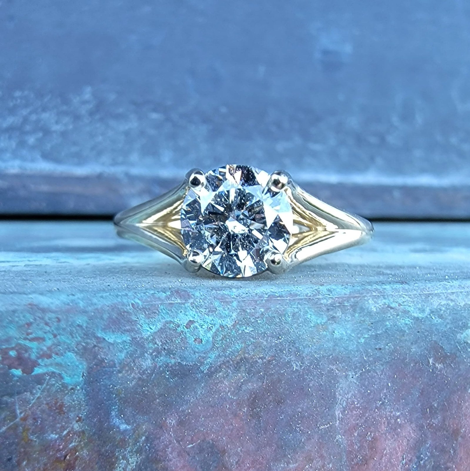 Elegant Diamond Solitaire Ring