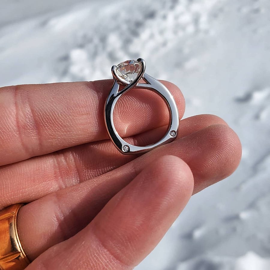 Euro-Shank Engagement Ring