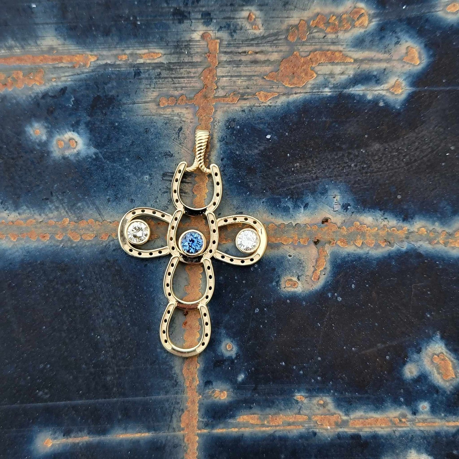 Horseshoe Cross Pendant