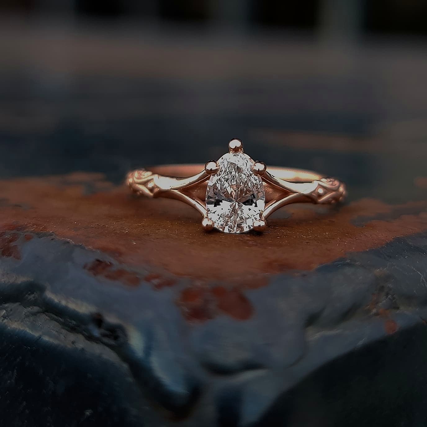 Rose Gold Engagement Ring