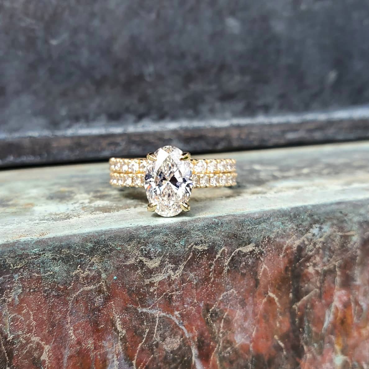 Oval Diamond Engagement Ring