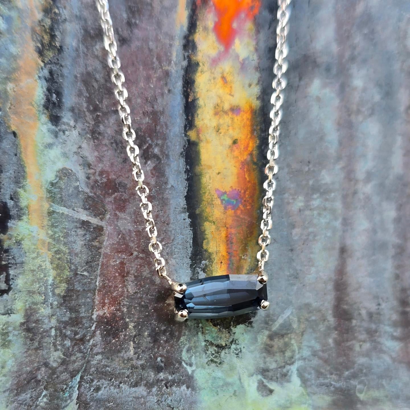 Grey Spinel Necklace